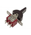 Daily Well Verticale paddle schakelaar voor pcb dpdt (on)-off-(on)
