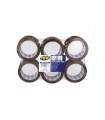 HPX Packaging tape flatpack 6 rolls - brown 50mm x 66m