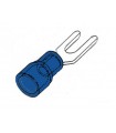 Velleman Blauwe kabelschoen 3.7mm