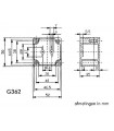 Gainta Waterbestendige abs-behuizing - donkergrijs 52 x 50 x 35mm