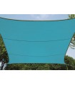 Perel Garden Zonnezeil - rechthoek - 4 x 3 m - kleur: hemelsblauw