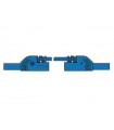 Hirschmann Contact protected injection-moulded measuring lead 4mm 25cm / blue (mlb-sh/ws 25/1)